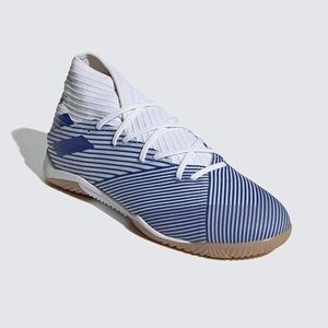 adidas Men's Nemeziz 19.3 Indoor Soccer Striped Athletic Shoes size 8